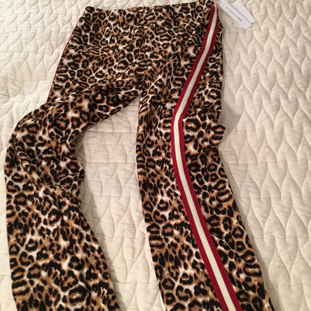 Cheetah Tuxedo Stripe Pants - Picture 6 of 8